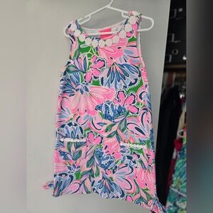 Lilly Pulitzer Pink and Blue Floral Dress